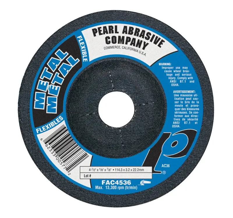4.5" X 1/8" X 7/8" Reinforced Flexible Grinding Disc 1