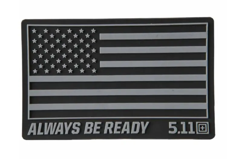 5.11 Tactical "Always Be Ready" Usa Flag Patch – High-Visibility Embroidery 1