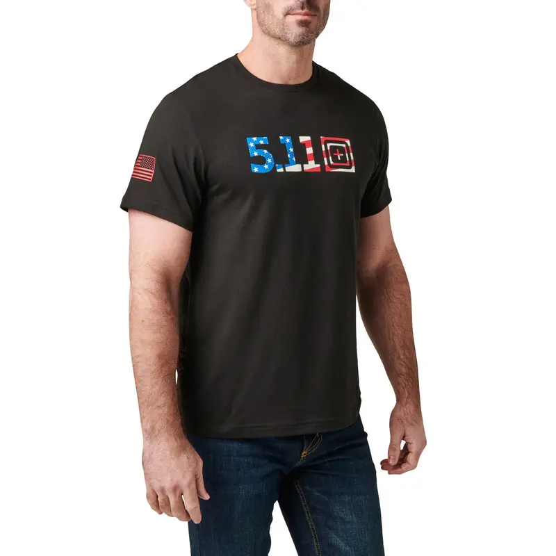5.11 Tactical Usa Flag Fill Graphic T-Shirt – Men'S 1