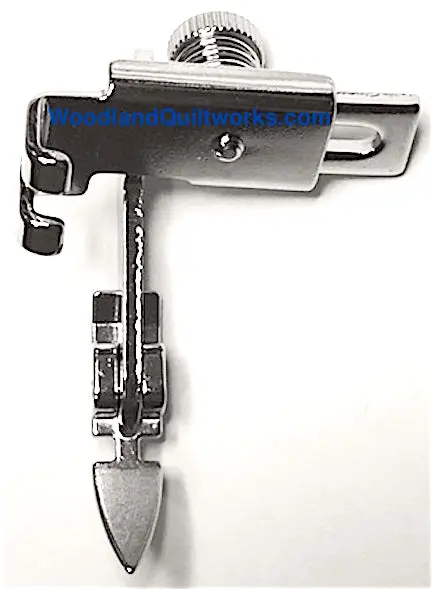 Adjustable Hinged Zipper Foot For Slant-Shank Sewing Machines 1