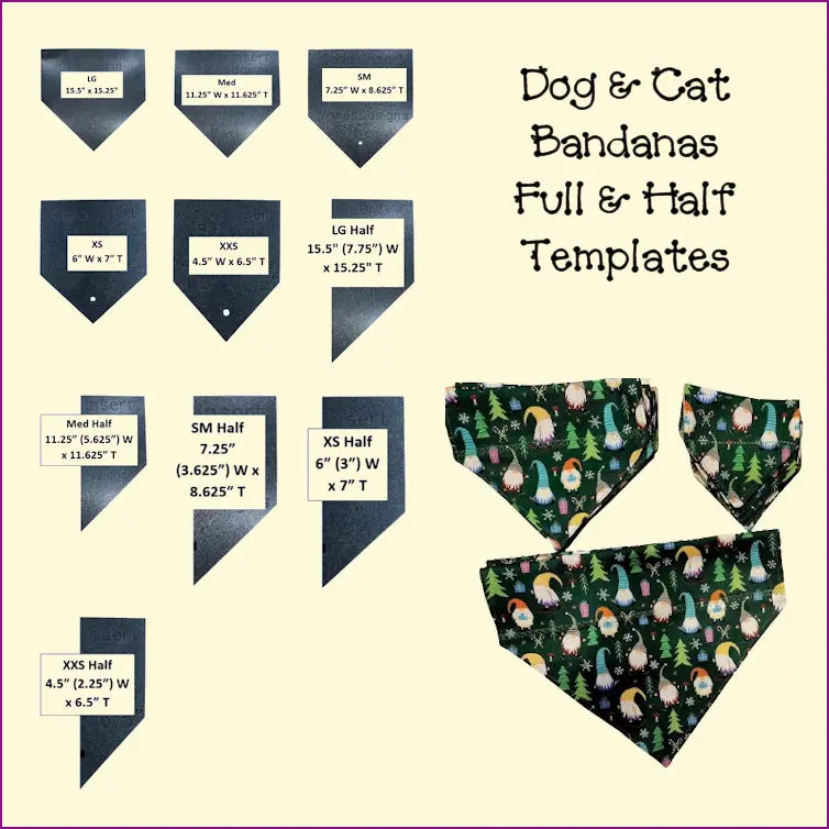 Adjustable Pet Bandanas – Collar-Insert Style For Dogs And Cats 1