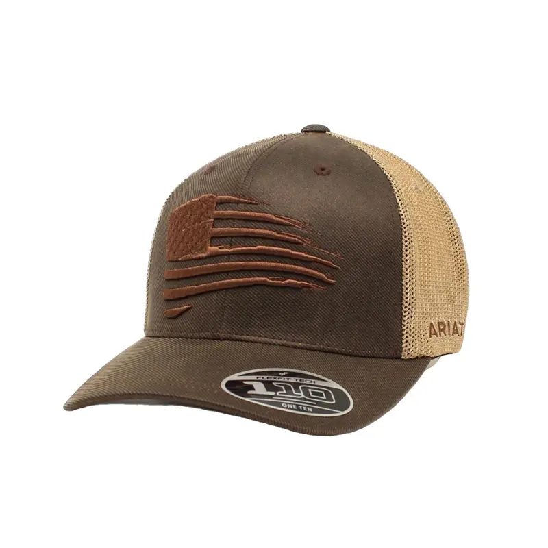 Ariat Men'S Mesh Back Snapback Cap – Adjustable Fit 1