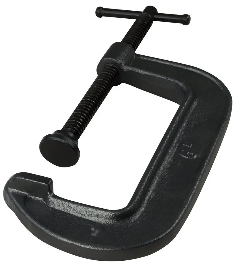 Bessey 540-6 Industrial-Grade Ductile Alloy Clamp – 6" Capacity, 2.75" Throat, 2450 Lb Hold Strength 1