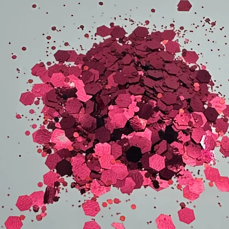 Burgundy Metallic Nail Polish 1