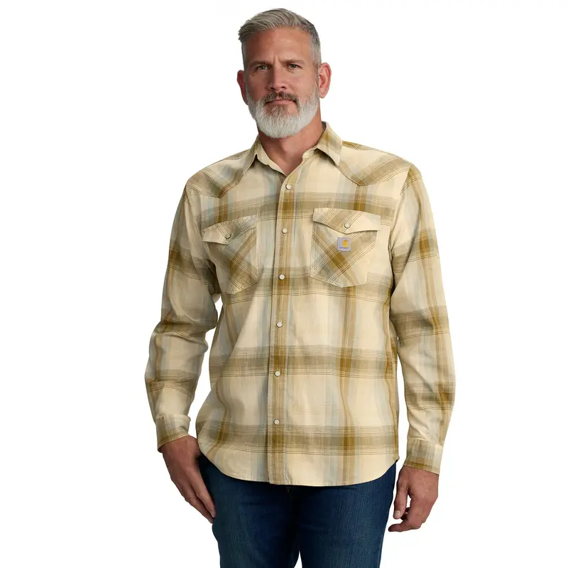 Carhartt Montana Rugged Flex Long Sleeve Work Shirt – Lightweight & Flexible 1