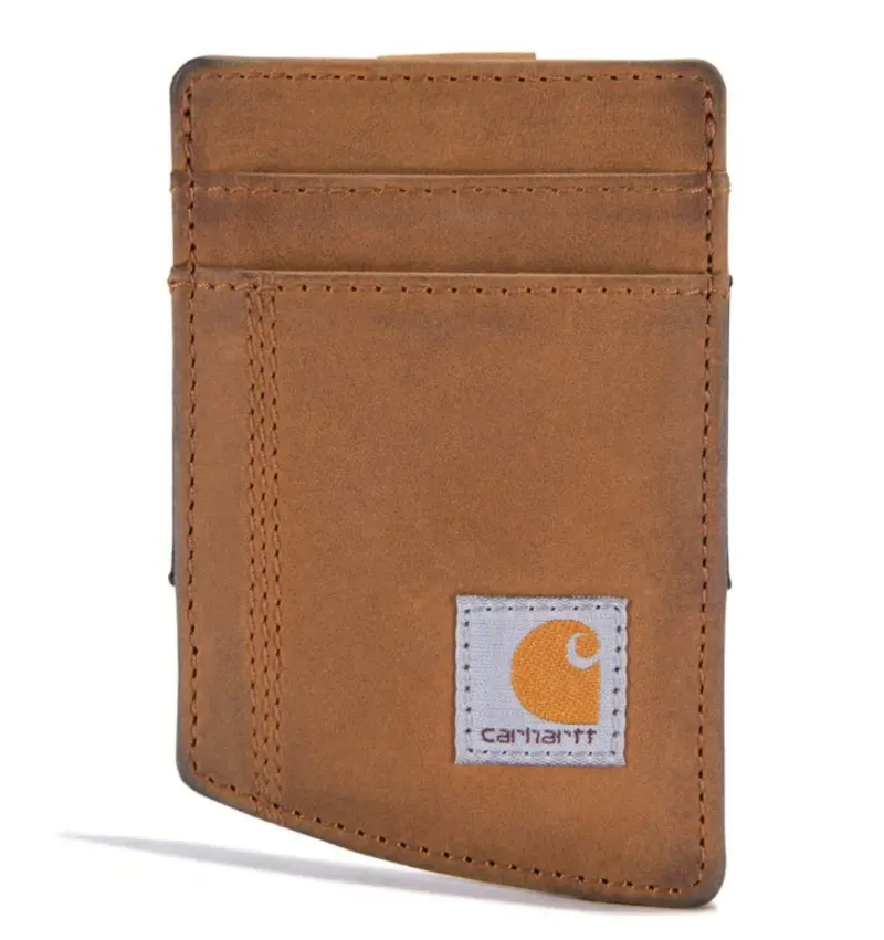 Carhartt Saddle Leather Front-Pocket Wallet 2