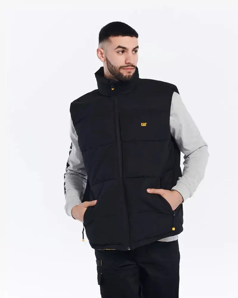 Cat Men'S Arctic Zone Insulated Quilted Vest 1