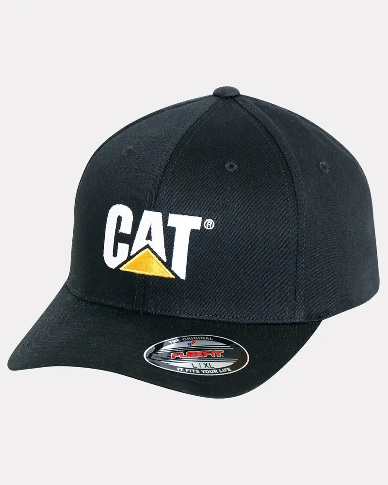Cat Men'S Trademark Stretch-Fit Cotton Twill Cap 1