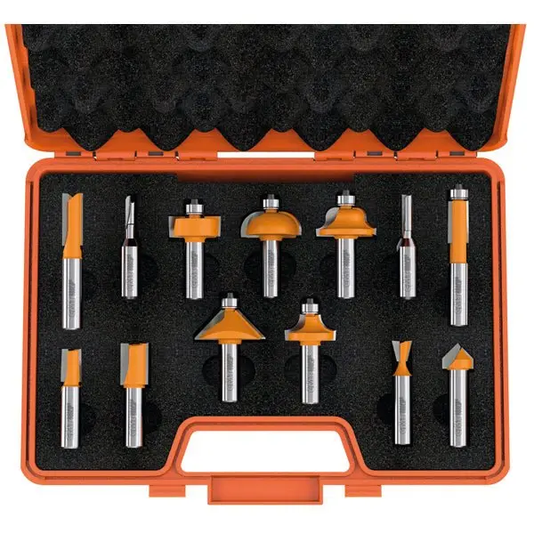 Cmt 13-Piece All-Purpose Router Bit Collection – Versatile Woodworking Set (800.505.11) 1