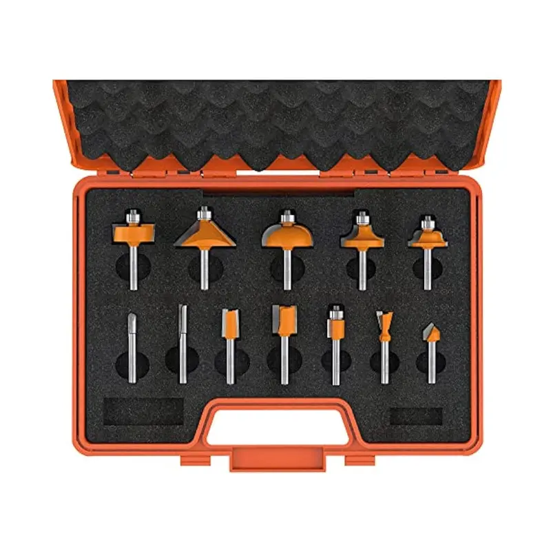 Cmt 15-Piece Router Bit Set – Premium Carbide-Tipped Assortment 1