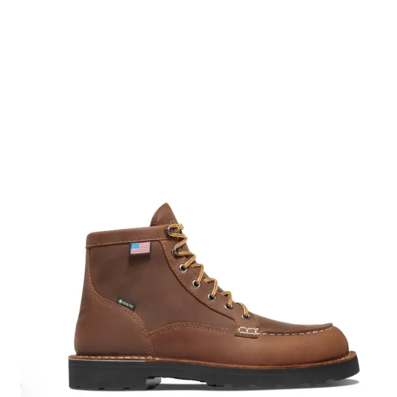 Danner Bull Run Gtx Work Boot – 6" Waterproof Eh Moc Toe For Men 1