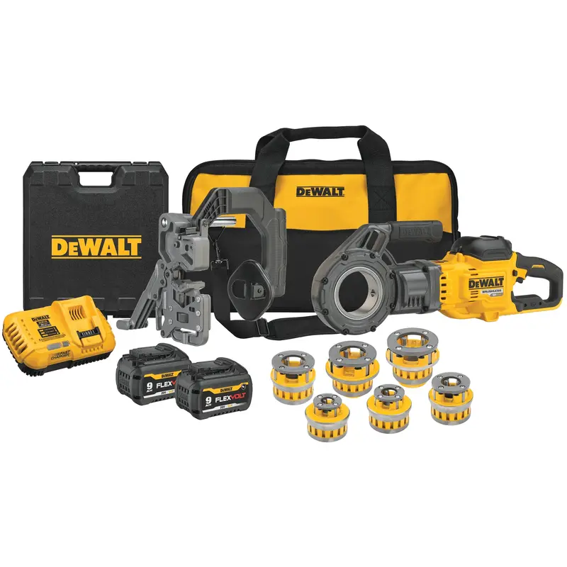 Dewalt Dce700X2K Flexvolt 60V Max Cordless Pipe Threader Kit With Die Heads 1