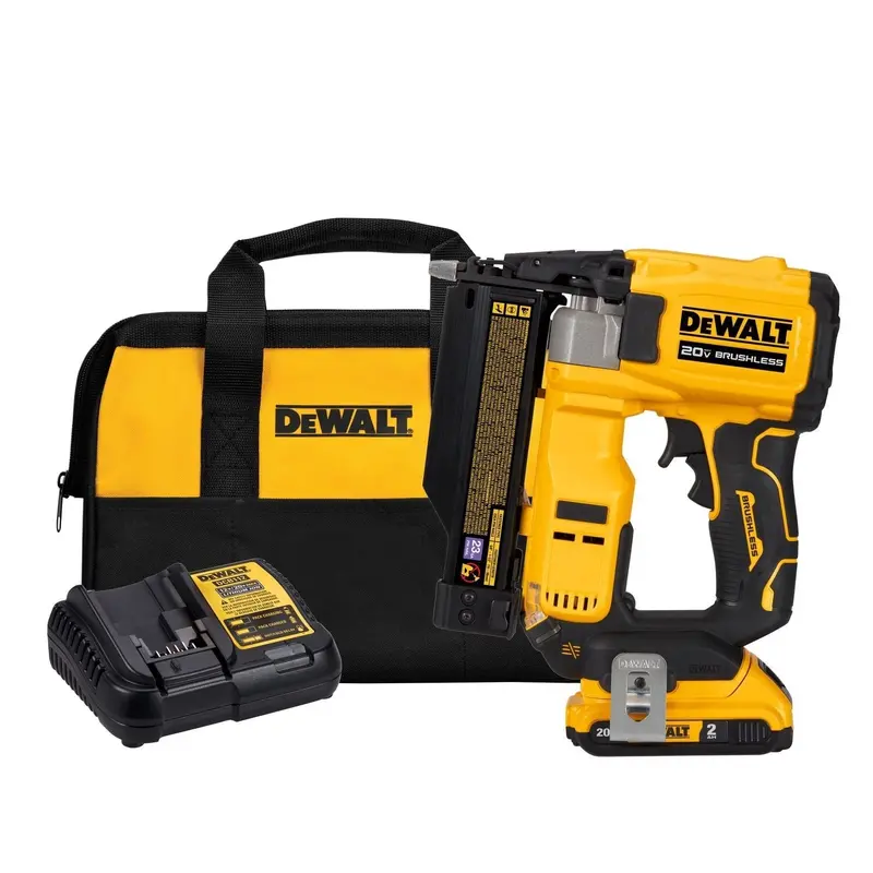 Dewalt Dcn623D1 20V Max Xr 23-Gauge Pin Nailer Kit With 2.0Ah Battery And Carry Bag 1