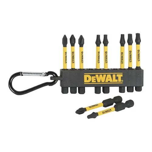 Dewalt Dwa2Mxb2Ircarc Flex Torq 2.25" Mixed Carabiner Set With Tether – 10-Pack 1