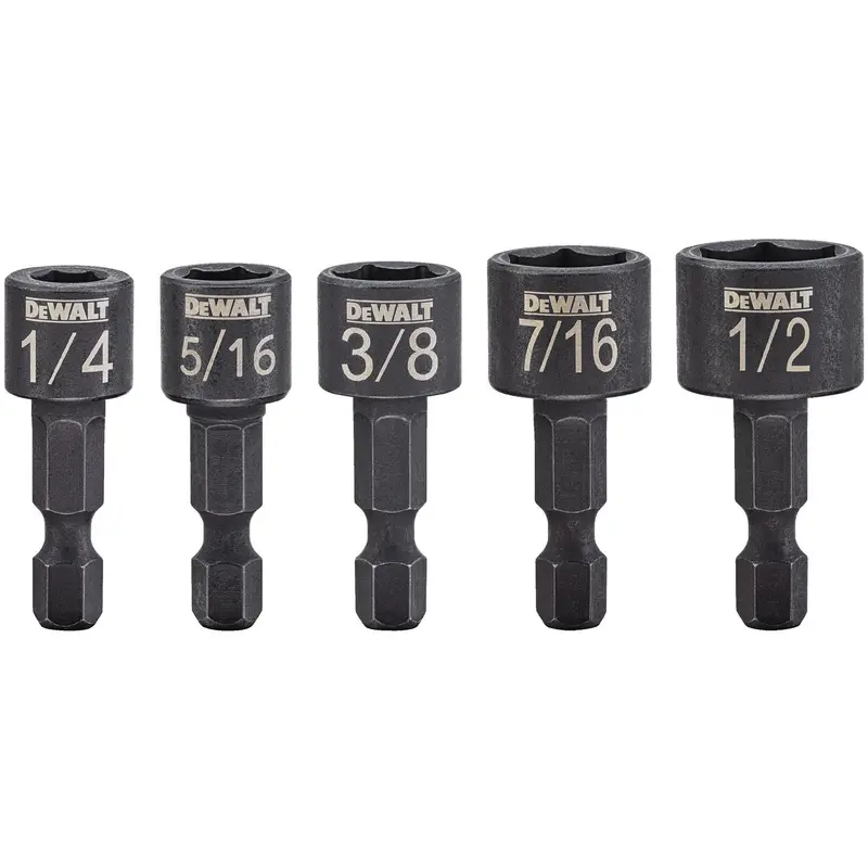 Dewalt Dwind-5 Compact Nut Driver Set – 5-Piece, Ergonomic Grip Design 1