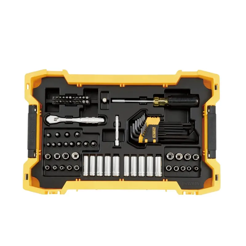 Dewalt Dwmt45402 – 131-Piece Mechanic’S Tool Set W/ Toughsystem 2.0 Tray & Lid 1