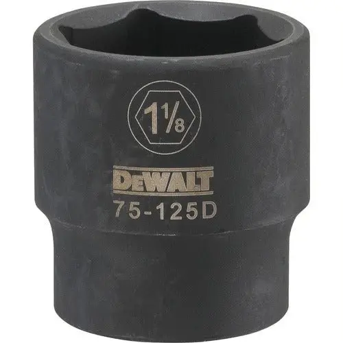 Dewalt Dwmt75125Osp 1/2" Drive 6-Point Impact Socket — 1-1/8" Sae, High-Strength Alloy Steel 1