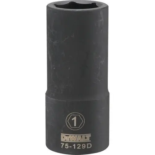 Dewalt Dwmt75129Osp 6-Point 3/4-Inch Drive Deep Impact Socket – 1 Inch Sae 1