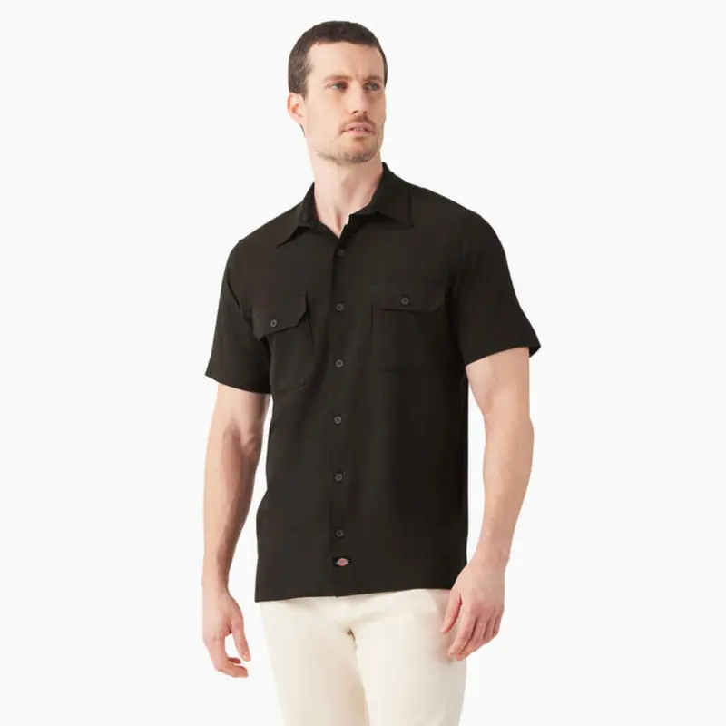 Dickies Performance Work Shirt – Short Sleeve Button-Down For Men 2