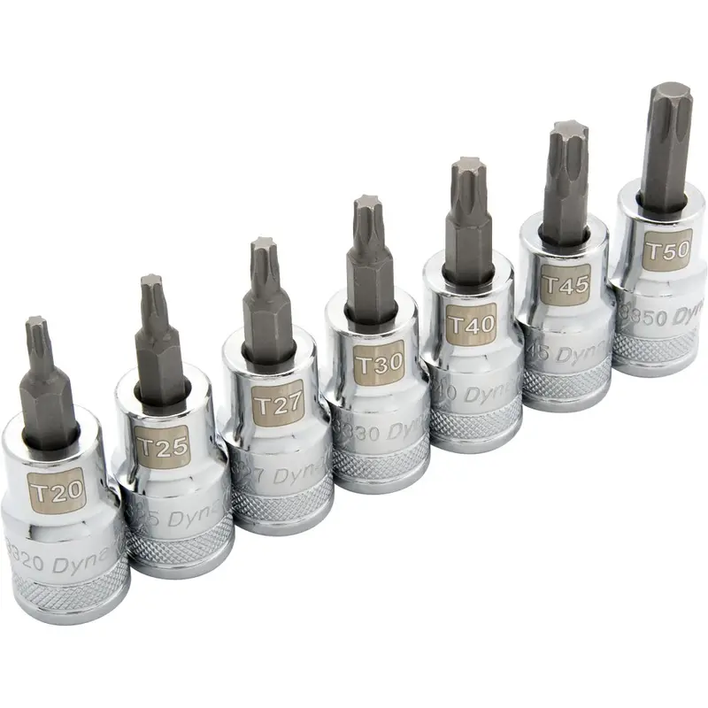 Dynamic 7-Piece 1/2" Drive Torx Socket Set – Standard Length (Gt-D018016) 1