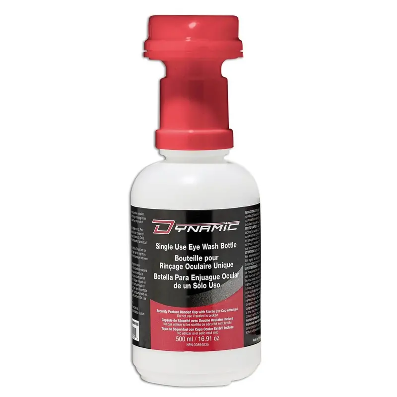Dynamic Safety Faew016Su: Single-Use 16 Oz Portable Eye Wash 1