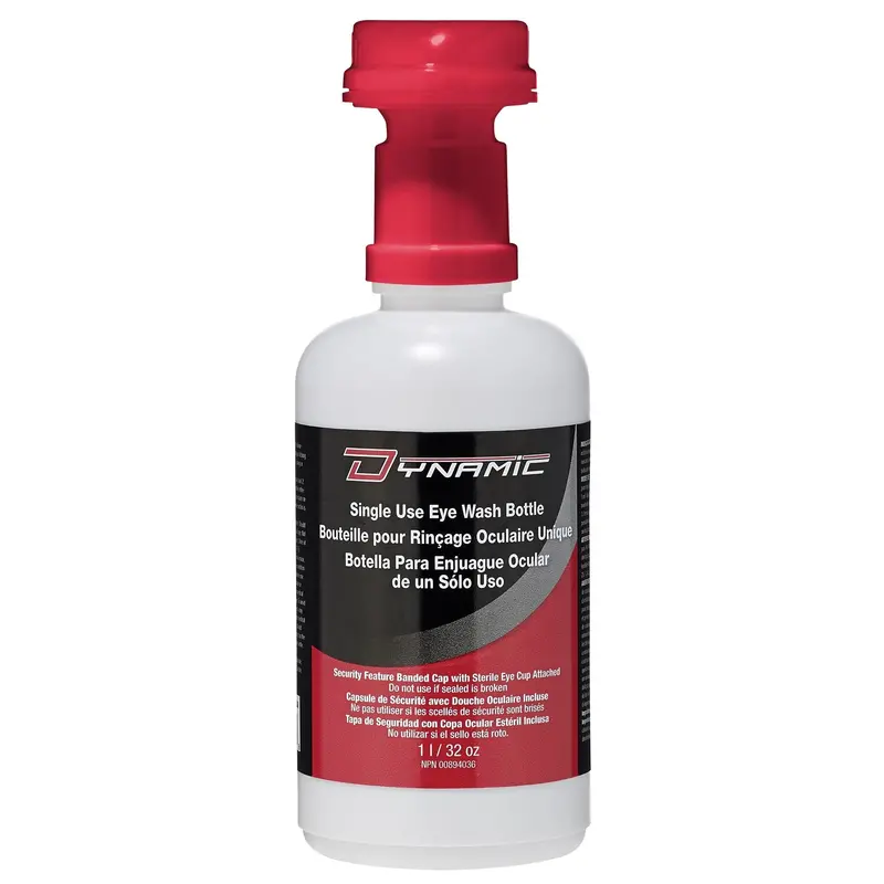Dynamic Safety Faew032Su: Disposable 32 Oz Sterile Eye Wash Solution 1
