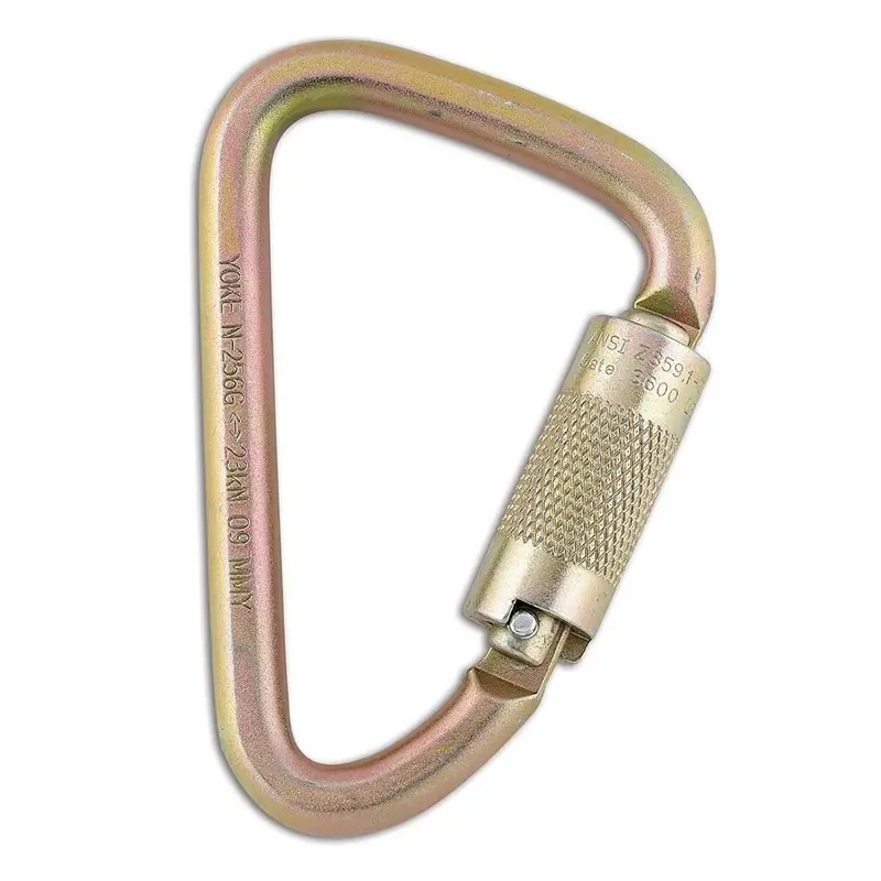 Dynamic Safety Fp843 D-Shaped Carabiner With 1/4-Turn Twist-Lock Gate 1
