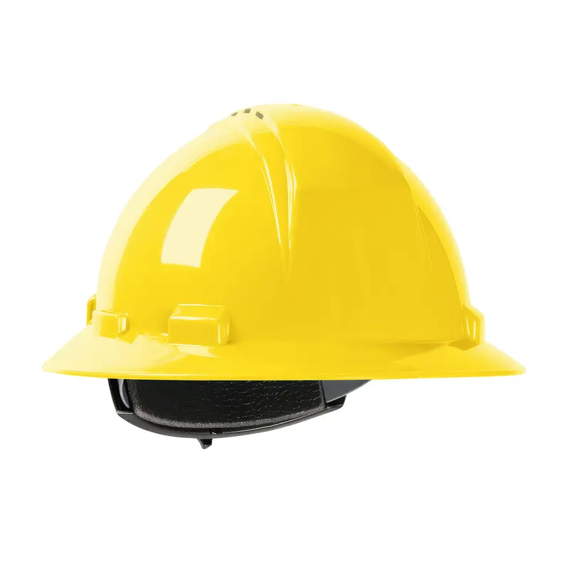 Dynamic Safety Hp641Rv02 Hard Hat – Type I Full-Brim, Yellow, Vented, Ansi Z89.1 Compliant 1