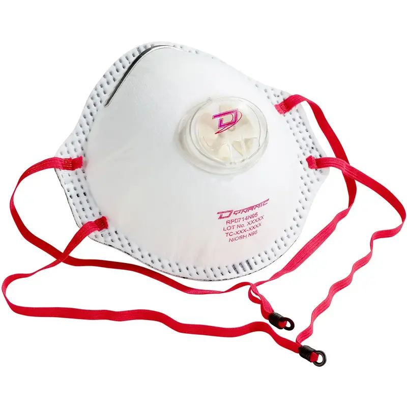 Dynamic Safety Rpd714N95 – Pack Of 10 Valve-Equipped N95 Disposable Respirators 1