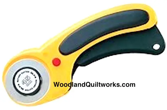 Ergonomic Olfa 45Mm Self-Retracting Rotary Cutting Tool 1