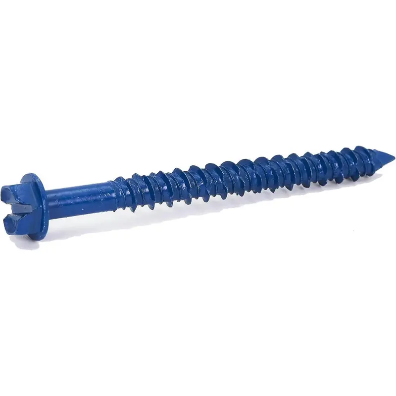 Fitsfast 14275Scrh Hex Head Concrete Screws – 1/4-Inch X 2-3/4-Inch, 1,500-Pack 1
