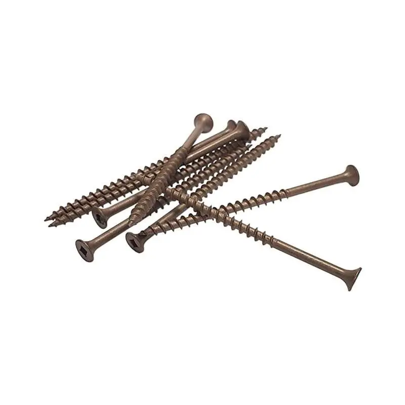 Fitsfast 592037 Brown Deck Screws – #8 X 3-Inch, 300-Pack 1