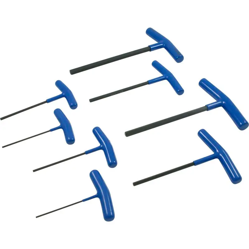 Gray Gt-697608 8-Piece Metric Hex Key Set Featuring Ergonomic T-Handles 1