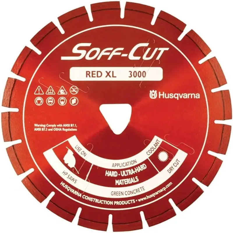 Husqvarna 542756102 10-Inch X 0.100-Inch Red Blade With Skid Plate 1