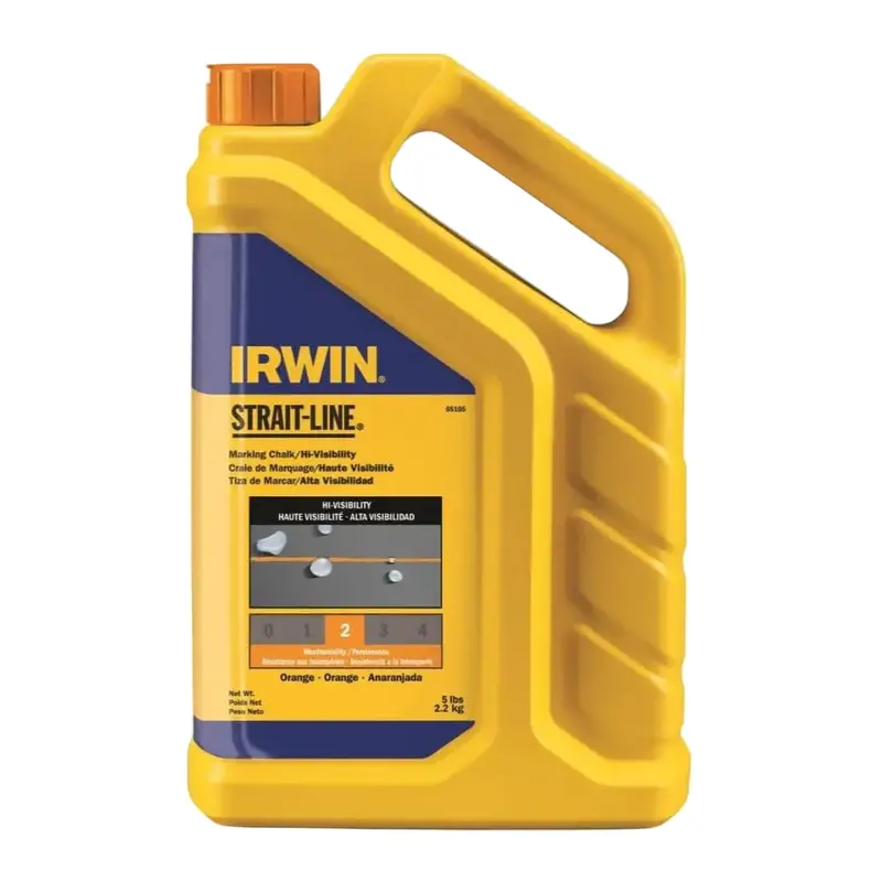 Irwin 65105 Orange Chalk Powder – 5-Pound Bulk Container 1
