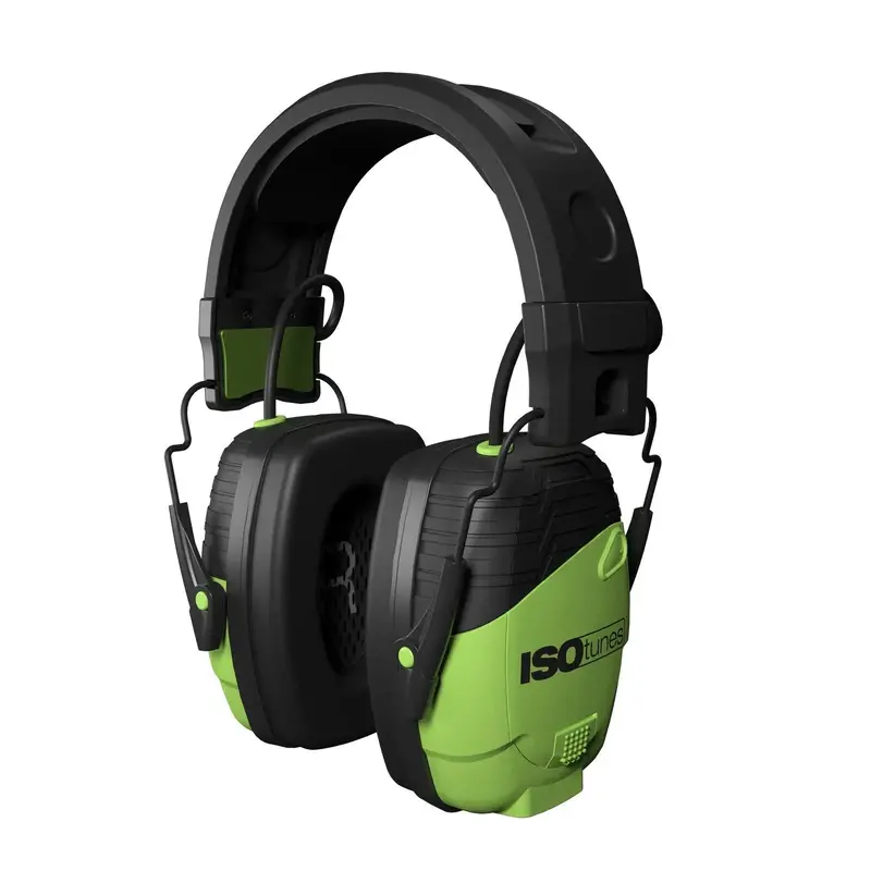 Isotunes It-34B Link-Aware Bluetooth Hearing Protection – Green Over-Ear Muffs 1