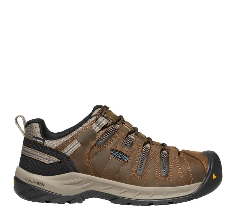 Keen Flint Ii Men'S Steel Toe Work Shoe – Waterproof & Slip-Resistant 1