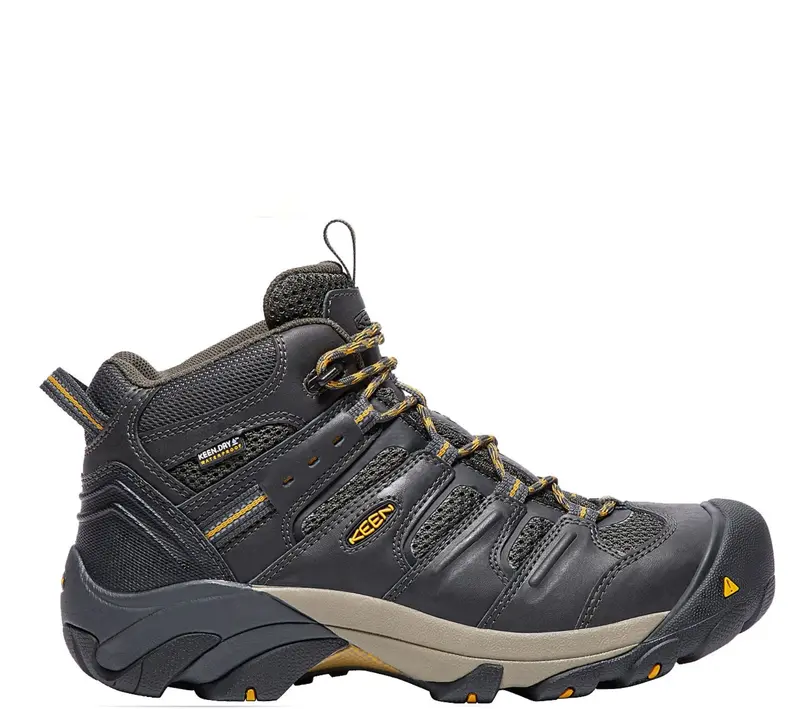 Keen Lansing Mid Waterproof Steel Toe Work Boot For Men 1