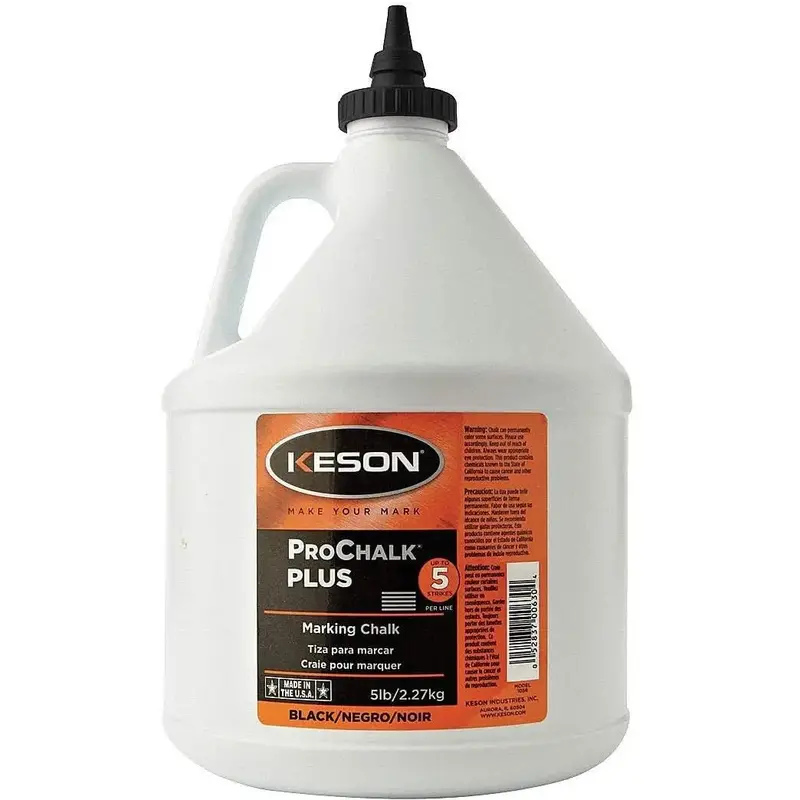 Keson Pm105Black 5-Pound Weatherproof Black Chalk Powder 1