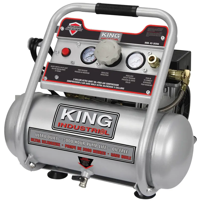 King Canada Kc-2020A 2-Gallon Portable Oil-Free Air Compressor 1