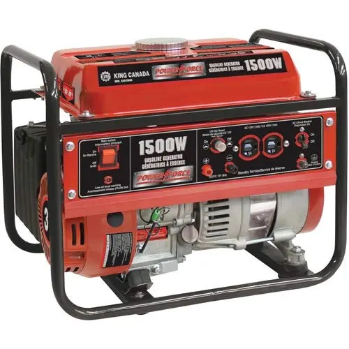 King Canada Kcg-1501G 1500W Portable Gasoline Generator 1