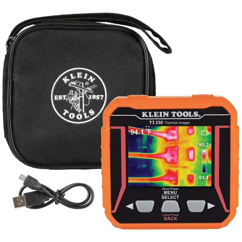 Klein Tools Ti250 Thermal Imager — Handheld Usb-Rechargeable Infrared Camera For Electrical Inspections 1