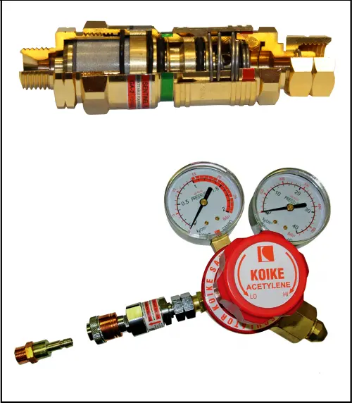 Koike Flashback Arrestors And Coupling Adapters For Gas Systems 1
