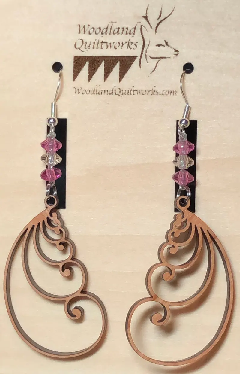 Layered Feather Dangle Earrings – Style 20-10013 1