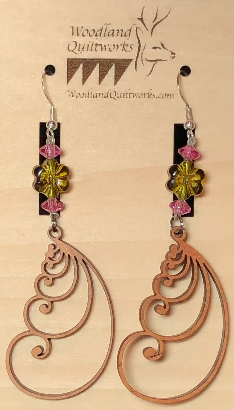Lightweight Feather Earrings – Style 20-10004 1