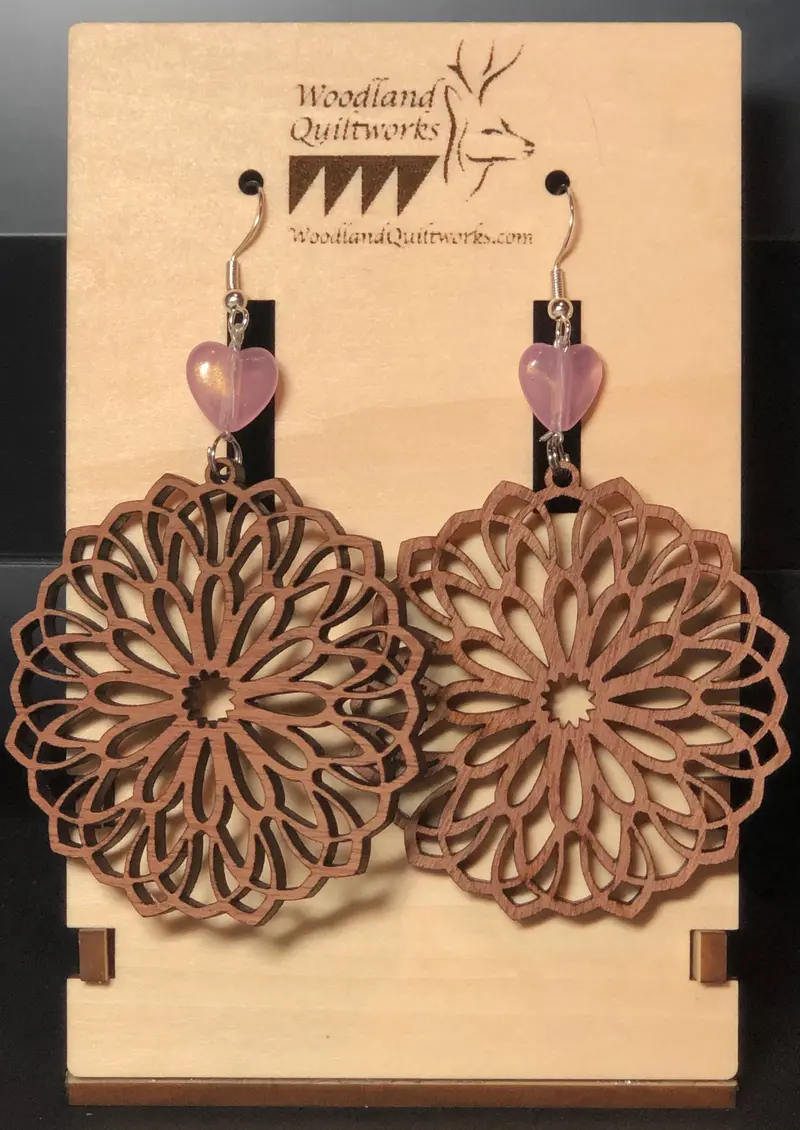 Lightweight Mandala Dangle Earrings – Style 20-10018 1