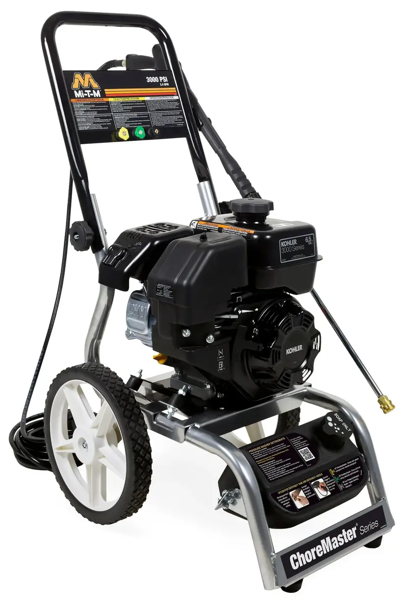 Mi-T-M Cm-3000-4Mkc Choremaster Horizontal Gas Pressure Washer 1