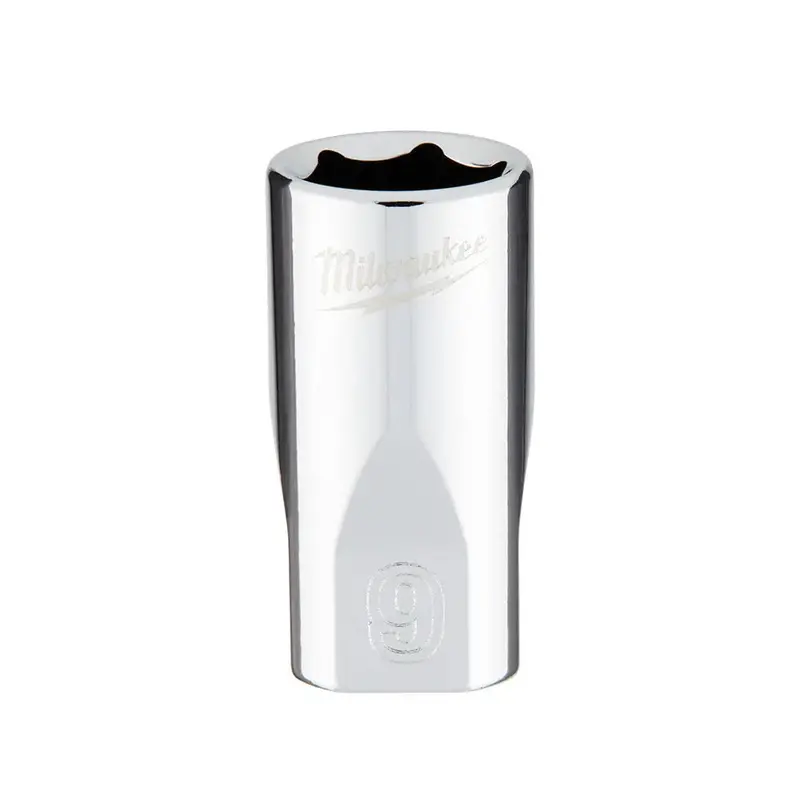 Milwaukee 1/4" Drive 9Mm Metric 6-Point Socket – Compact & Durable 1