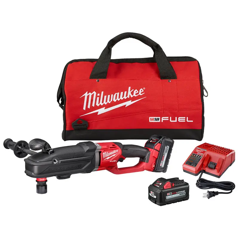 Milwaukee 2811-22: M18 Fuel™ Super Hawg™ Right-Angle Drill With Quik-Lok™ Kit 1