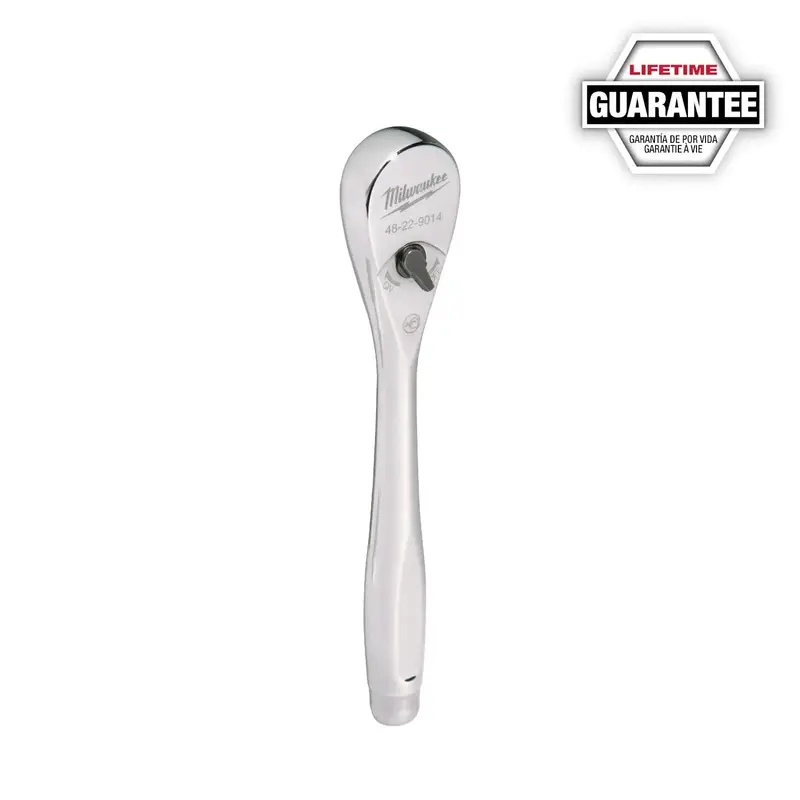 Milwaukee 48-22-9012 1/4" Drive Ratchet — Low-Profile, 72-Tooth Gear Mechanism 1